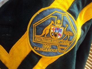 Australian Kangaroo Rugby League Shirt RARE 1990 - STUNNING 6