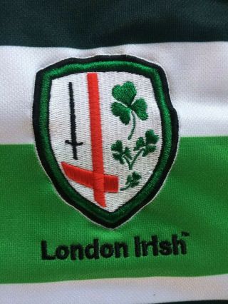 CLASSIC ISC LONDON IRISH RUGBY UNION SHIRT RARE IRELAND XL CELTIC IRELAND MENS 5