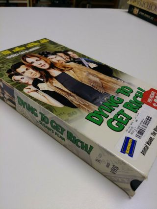 DYING TO GET RICH VHS (0020,  Edge) RARE ex rental in great shape 3