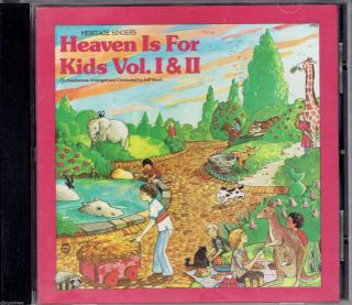 Heritage Singers Heaven Is For Kids Vol.  I & Ii Oop & Rare Double Play 2 On 1 Cd