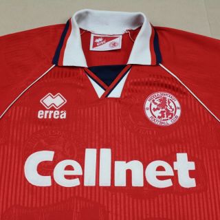 Middlesbrough 1995 1996 Home Shirt RARE Errea (L) 3