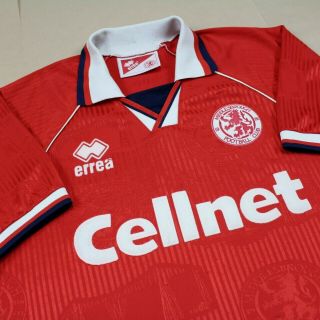 Middlesbrough 1995 1996 Home Shirt RARE Errea (L) 4