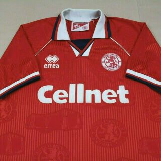 Middlesbrough 1995 1996 Home Shirt RARE Errea (L) 7