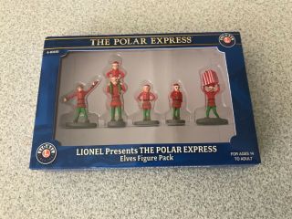 Rare Lionel Train The Polar Express Elves Fingure Set 6 - 83185 Nos
