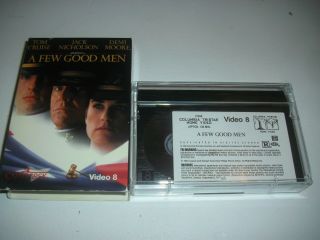 A Few Good Men,  Starring Tom Cruise & Jack Nicholson / Rare 8mm Video 8