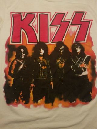 Kiss 1996/1997 Reunion Tour Long Sleeve Tour Shirt Mega Rare