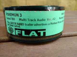 Rare Vintage Warner Bros Pokemon 3 35mm Movie Trailer
