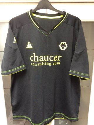 Rare Wolves F.  C 2008 - 2009 Away Football Shirt Size Xl 44”.