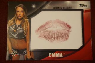 Emma 2016 Topps Wwe Divas Revolution Kiss Card /99 Rare Tenille Dashwood