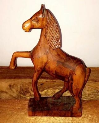 Vintage Antique Large Wooden Horse 19th Century Carved Folk Shaker Art Very Rare