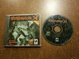Wolfenstein 3d & Spear Of Destiny (pc Cd - Rom,  2001) Rare