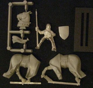 Rare Oop Citadel - - Mounted Bretonnian Brigand / Knight With Spear - - Oldhammer