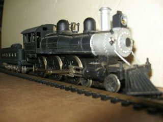 Rare One Model All Metal 4 - 6 - 0 HO Steam Locomotive Engine & Tender Japan 2