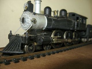 Rare One Model All Metal 4 - 6 - 0 HO Steam Locomotive Engine & Tender Japan 3