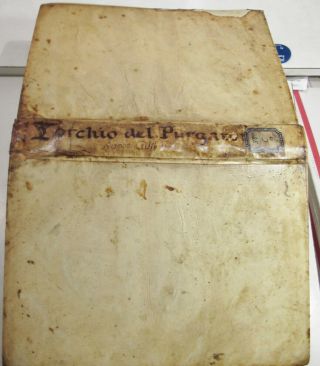 Torchio Del Purgatorio/1620/rare 1st Ed/vincenzio Giliberto/original Vellum Bndg