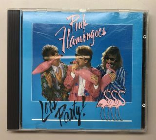 Pink Flamingoes - Let’s Party Cd - Rare Vintage