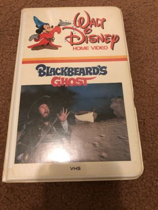 Disney - Blackbeards Ghost (62vs) Vhs (white Clam Shell) Rare