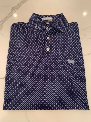 Scotty Cameron Golf Shirt Gallery Only Blue With Jaquard Print Rare