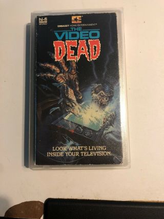 The Video Dead Vhs Zombies Rare Oop Embassy