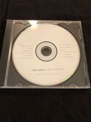 Tori Amos Under The Pink Rare Us Advance Cd With White Disc Label.  Promo Only
