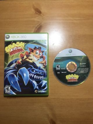 Crash Of The Titans (microsoft Xbox 360) Game Disc & Case Rare