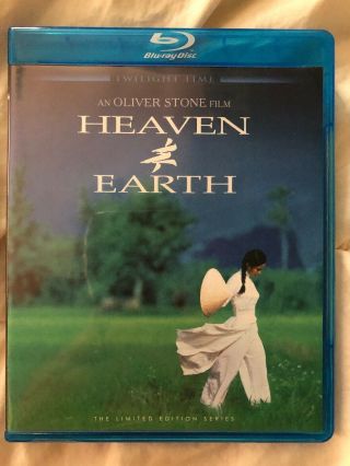 Heaven And Earth Blu - Ray Twilight Time,  Tommy Lee Jones,  Oop Rare,  Oliver Stone