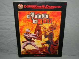 Ad&d 2nd Edition Adventure Module - A Paladin In Hell (very Rare And Exc, )