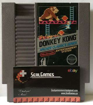 ☆ Donkey Kong Arcade Classics Series 5 Screw (nintendo Nes) Rare