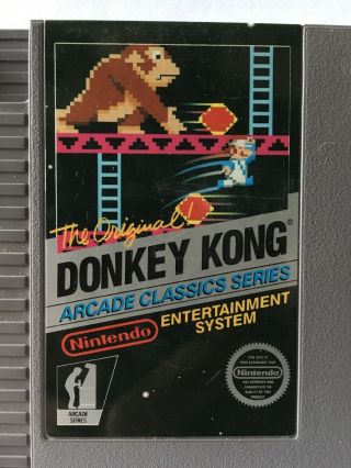 ☆ Donkey Kong Arcade Classics Series 5 Screw (Nintendo NES) RARE 3