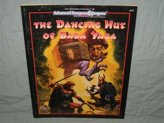 Ad&d 2nd Edition Module - The Dancing Hut Of Baba Yaga (very Rare And Exc, )