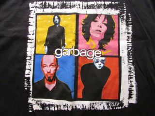 Garbage 2001 Concert Tour Xl Shirt Shirley Manson Butch Vig Rare