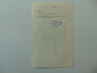Rare " The Waltons " Eric Scott Hand Signed Script Page Todd Mueller