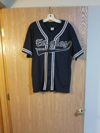 Rare Eagles Hotel California Baseball Sewn Jersey Tour Shirt 2002 Adult Large