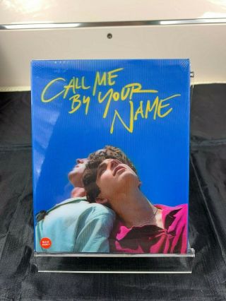 Call Me By Your Name Blu - Ray Lenticular Case Limited Edition Rare,  New/sealed