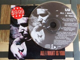 U2: All I Want Is You - Rare Australian Card Sleeve Promo Cd - Cat No: D 805