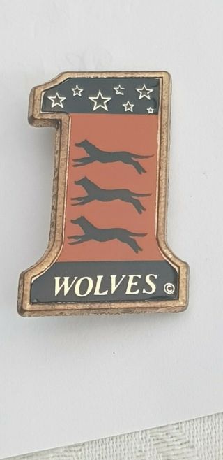 Wolverhampton Wanderers Wolves Very Rare Enamel Badge Coffer