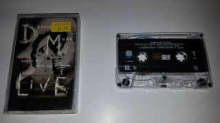 Rare Cassette Tape Depeche Mode Songs Of Faith And Devotion Live Lp
