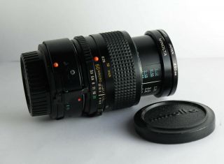 Rare Minolta Md Macro Rokkor 50mm F/3.  5 Mf Lens,  1:1 Adapter W/ Filter & Caps