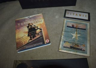 VERY RARE TITANIC 4 - DISC 3D BLU - RAY DVD COLLECTOR ' S EDITION BOXSET - 3