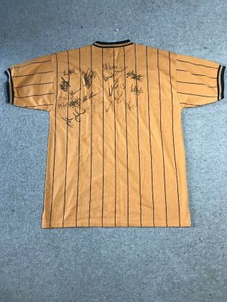 Wolves Football Shirt Wolverhampton Wanderers Retro Rare Signed Collectable 4