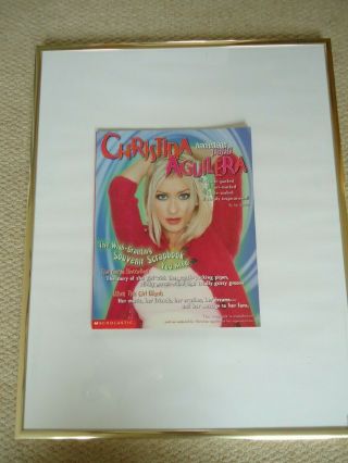 Christina Aguilera Back Stage Pass 2000 Booklet By Jan Gabriel Rare Collectible