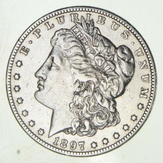 Rare - 1897 - O Morgan Silver Dollar - Very Tough - High Redbook 582