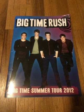 Big Time Rush Summer Tour 2012 Program Tour Book Tourbook Btr Rare