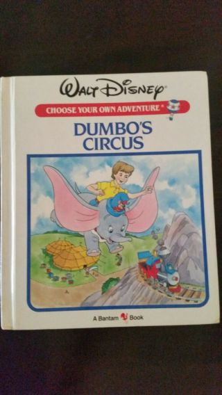 Dumbo’s Circus - Walt Disney - Choose Your Own Adventure Book Rare) Time Machine