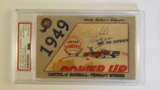 Gil Hodges Cut Auto Autograph Psa Dna 2019 Ha Capitol Of Baseball 1/15 Sp Rare