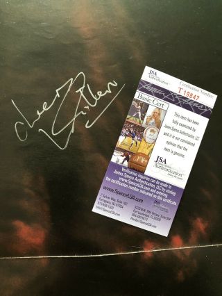 Signed Rare Ian Gillan Deep Purple Autographed Poster Jsa Certified