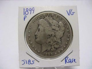 Very Rare 1899 P Morgan Dollar Vg,  Estate Coin J185