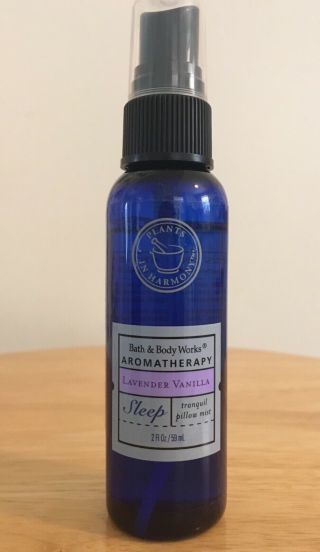 Bath And Body Aromatherapy Sleep Lavender Vanilla Pillow Mist Spray Rare