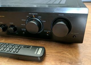 Rare Sony TA - FE530R Stereo Integrated Amplifier Amp HiFi Separate,  Remote 3