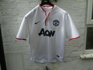 A Rare Vintage Manchester United Away Shirt,  2012 14 Nike Aon Size Xl 50 "
